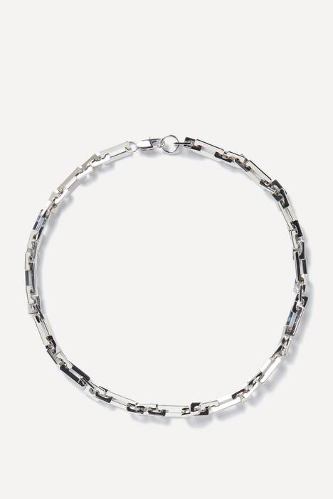 Řetízek, hranaté články, karabinkové zapínání