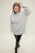 Hoodie, oversized, print op de rug, capuchon