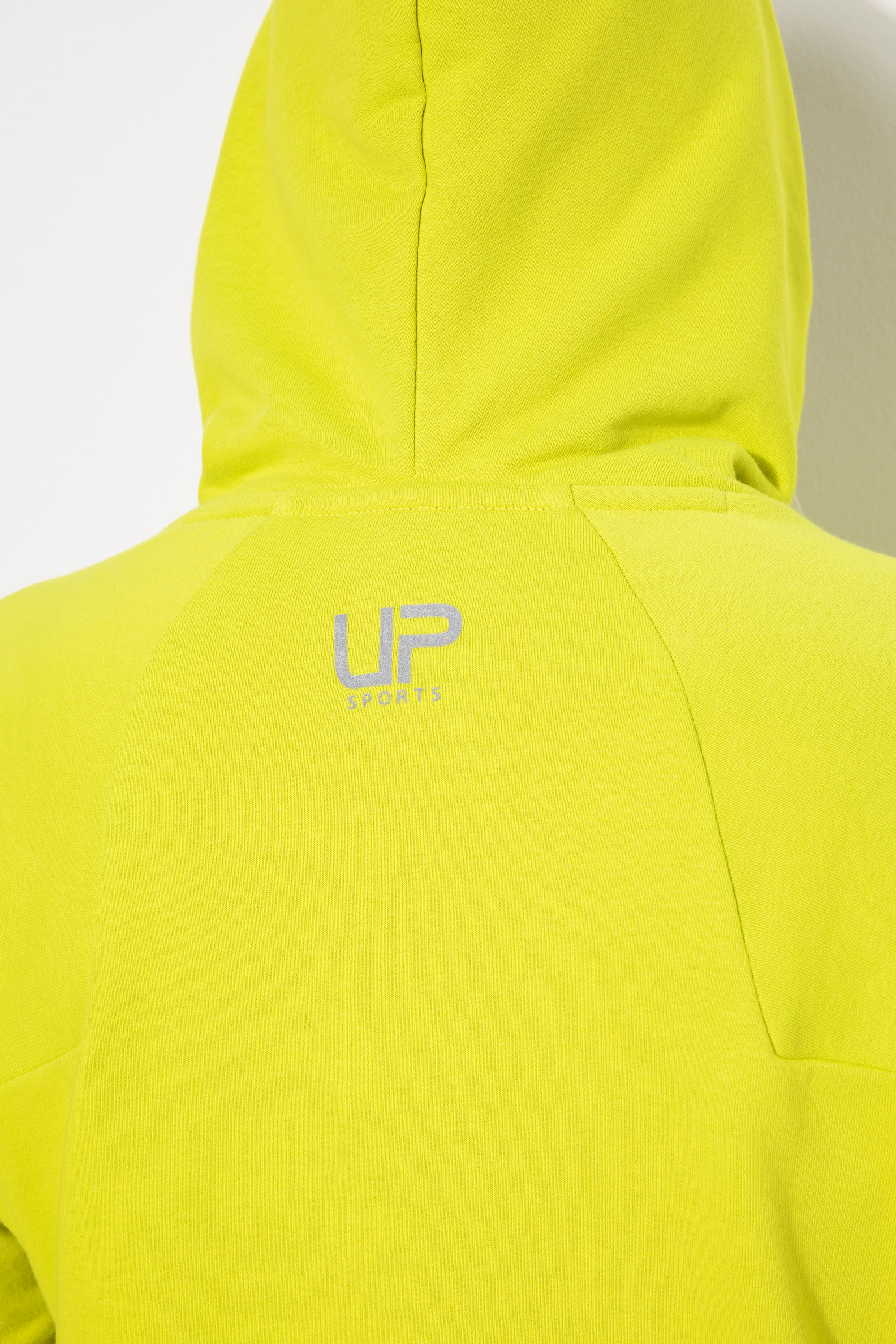 Ulla Popken Damen große Größen Hoodie Reflektorpipings Kapuze Zipptasche