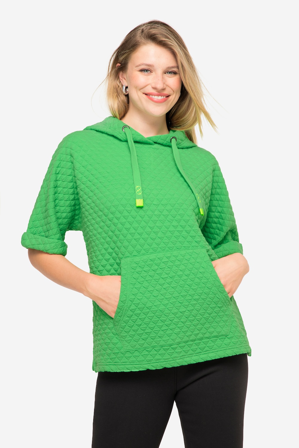 Große Größen Sweat-Pullunder, Damen, grün, Größe: XL, Polyester/Viskose, LAURASON