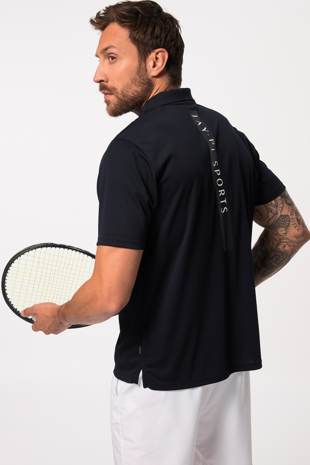 Stora storlekar Tenniströja FLEXNAMIC®, Her, blå, storlek: XL, Polyester, JAY-PI