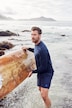 JAY-PI badeshorts, beachwear, elastisk linning, minimal-trykk