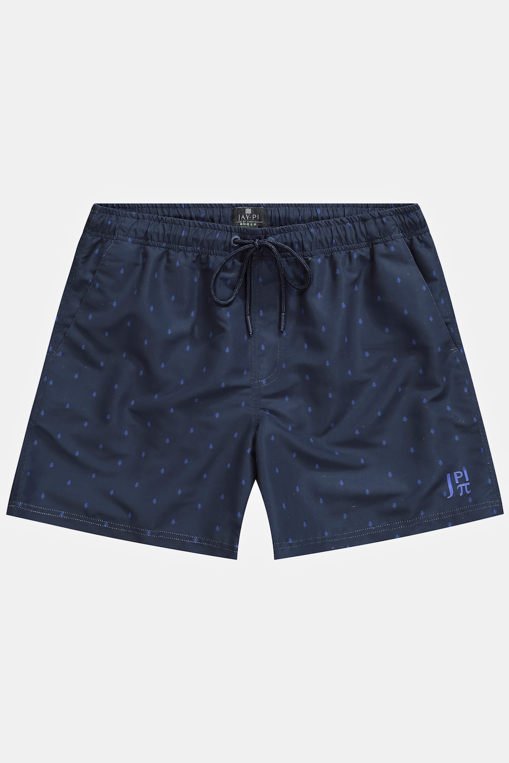 Short de bain JAY-PI, collection Beachwear. Taille élastique et micro-imprimé