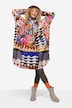 Funktions-Regencape, Unisex, Print, Kapuze