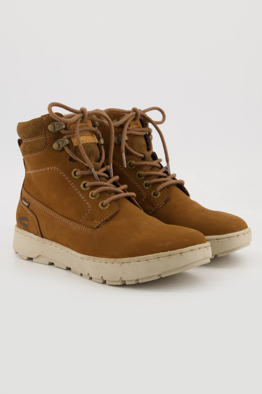 Grote Maten Sympatex leren boots, Dames, bruin, Maat: 42, Leer/Overige, Ulla Popken