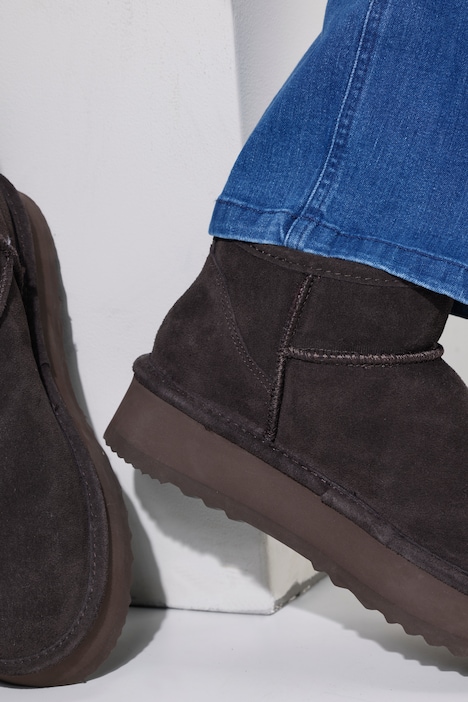 Axelda Lammfell-Boots, wasserabweisend, Weite H