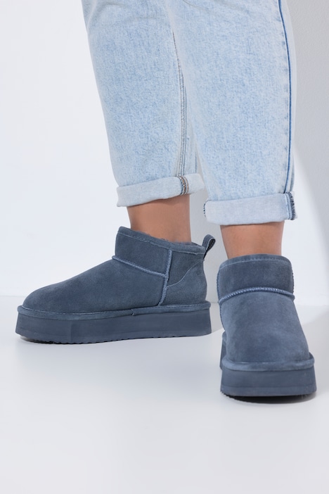 Axelda Lammfell-Boots, wasserabweisend, Weite H