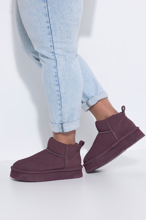 Axelda Lammfell-Boots, wasserabweisend, Weite H