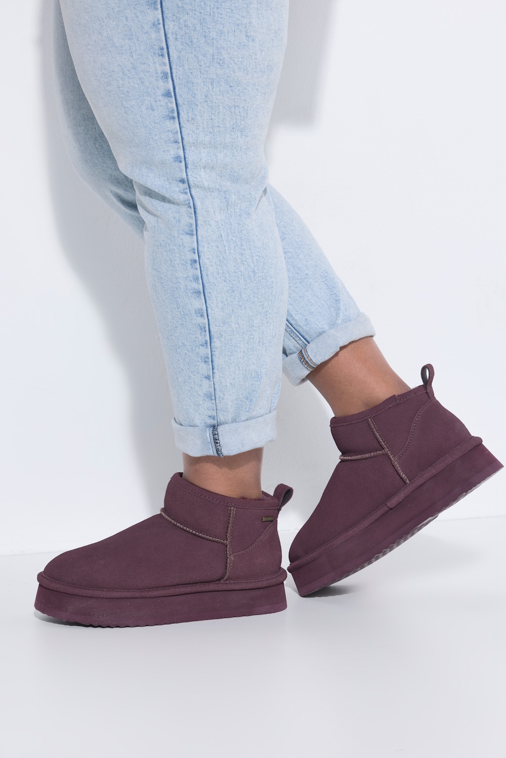 Axelda Lammfell-Boots, wasserabweisend, Weite H