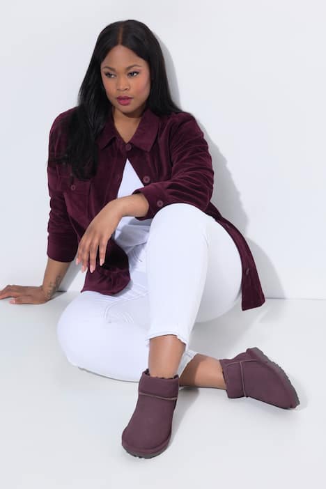 Axelda Lammfell-Boots, wasserabweisend, Weite H
