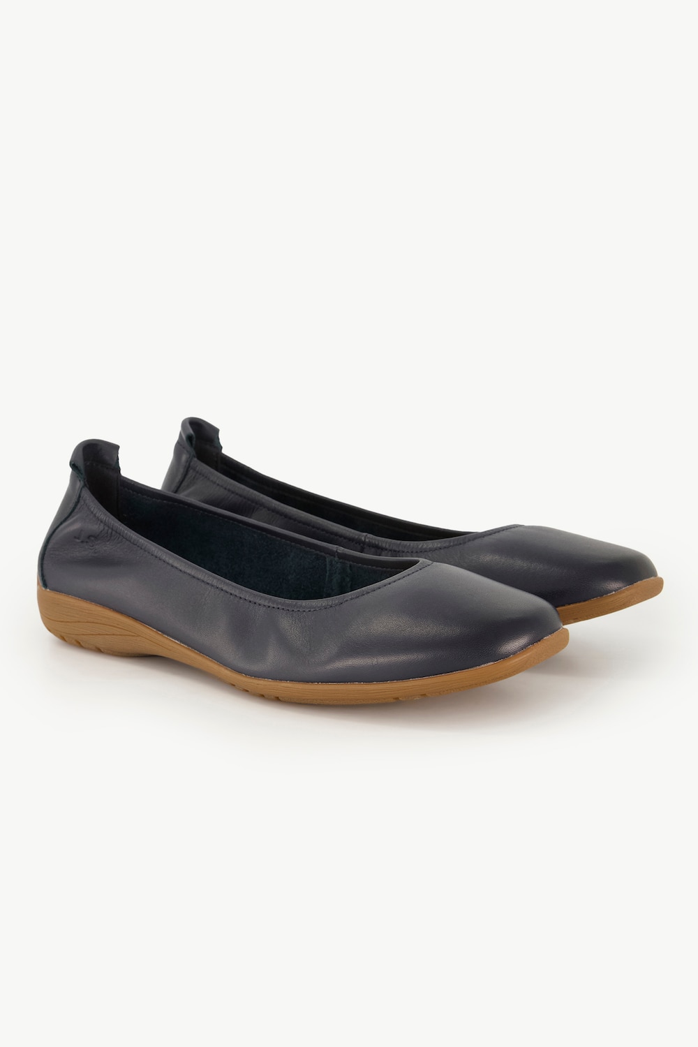 Josef Seibel Leder-Ballerinas, Damen, blau, Größe: 42, Leder, Ulla Popken