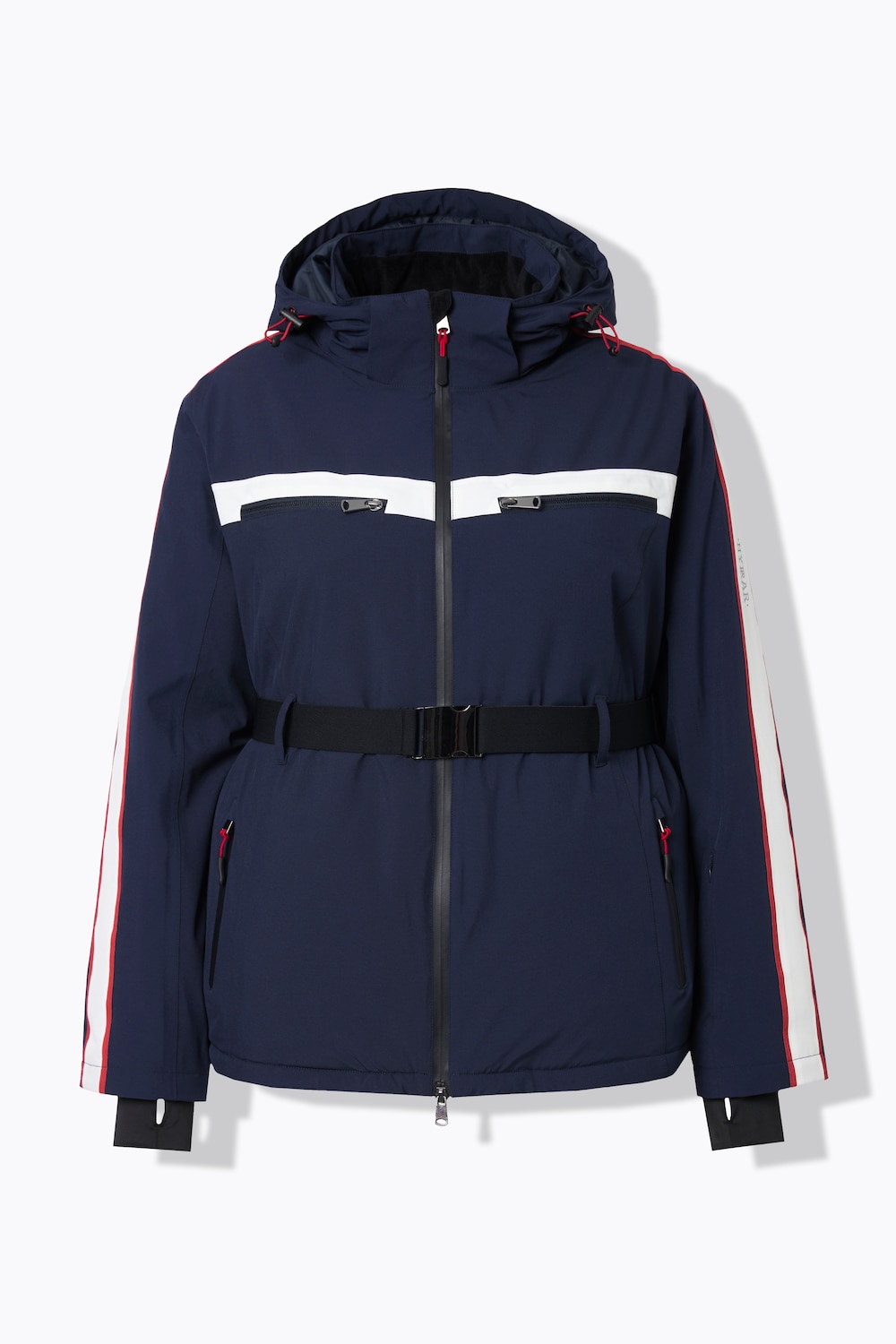 Stora storlekar Performance-jacka, Dam, blå, storlek: 54/56, Polyester, Ulla Popken