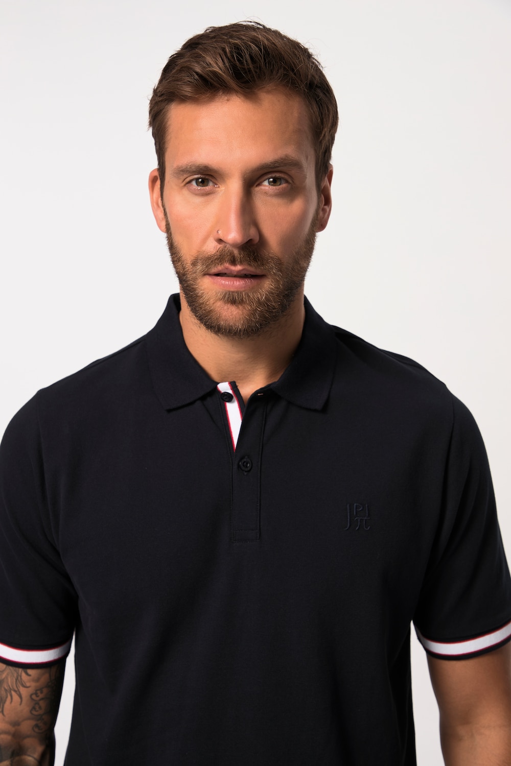 Stora storlekar Tenniströja FLEXNAMIC®, Her, blå, storlek: 3XL, Bomull, JAY-PI