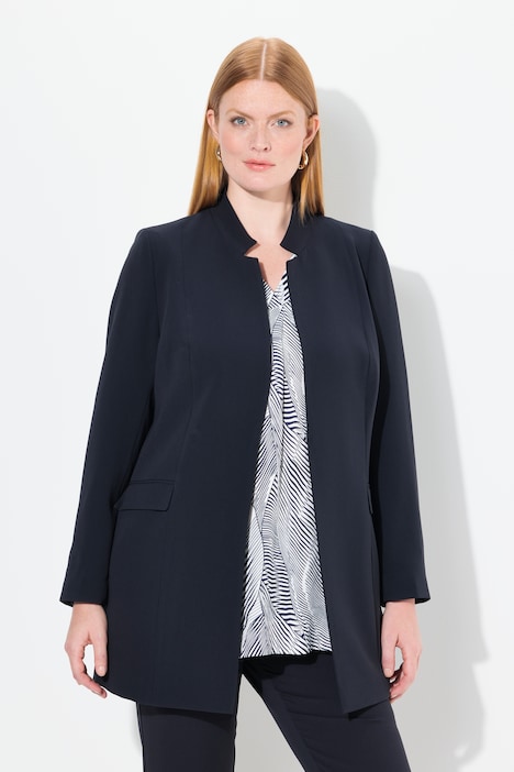 Stand-Up Collar Blazer