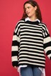 Mixed Stripe Long Sleeve Sweater