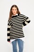 Mixed Stripe Long Sleeve Sweater