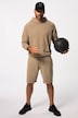 Bermuda en molleton JAY-PI, collection Fitness. Taille élastique. Esprit vintage.