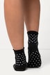 Chaussettes à pois, bords roulottés
