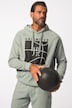 Sweat à capuche JAY-PI, collection fitness. Imprimé basketball