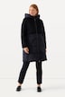 Jacke, Materialmix, 2-Wege-Zipper, Kapuze