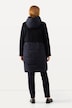 Jacke, Materialmix, 2-Wege-Zipper, Kapuze