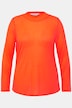 Longsleeve, Slim Shape, Rippjersey, Rundhals, Langarm