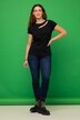 T-Shirt, Slim Shape, Cut-Out, Rundhals, Halbarm