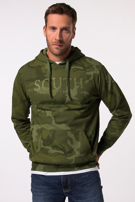 Hoodie, sweat, camouflage, hood, up to 8 XL