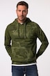Sweat-shirt à capuche, imprimé camouflage - jusqu'au 8 XL