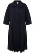 Tunikové šaty, A střih, límeček, 3/4 rukávy