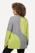 Colorblock Knit Long Sleeve Sweater