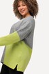 Colorblock Knit Long Sleeve Sweater