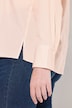 Bluse, striber, kilekrave, lange ærmer