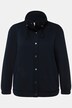 Sweatjacke, Stehkragen, Druckknöpfe, Biobaumwolle