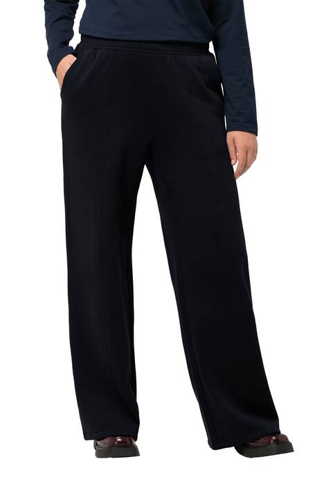 Teplákové kalhoty, sklady, široké nohavice, elastický pas, biobavlna