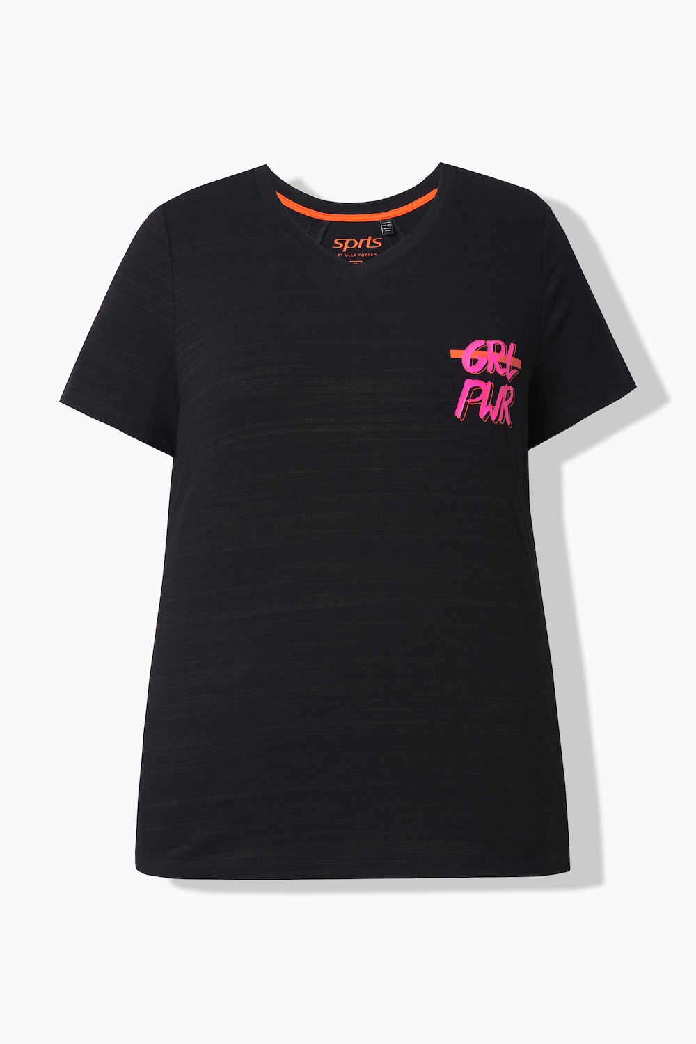 Thumbnail - Große Größen Funktions-Shirt, Damen, schwarz, Größe: 54/56, Polyester/Viskose, Ulla Popken