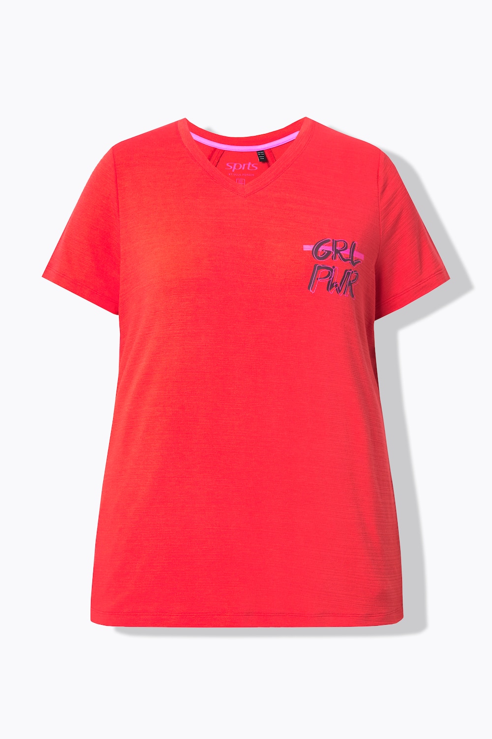 Große Größen Funktions-Shirt, Damen, rot, Größe: 42/44, Polyester/Viskose, Ulla Popken
