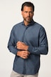 zakelijk overhemd, lange mouwen, haaienkraag, stippen, comfortabele pasvorm, tot 8XL
