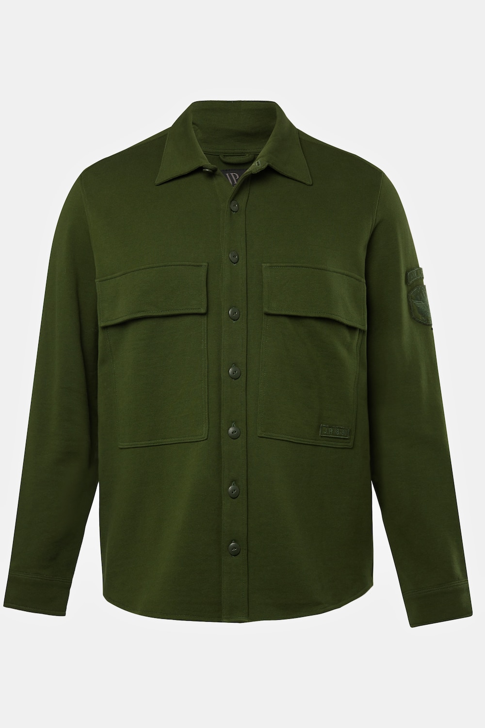 Grote Maten Overhemd, Heren, groen, Maat: 3XL, Katoen, JP1880