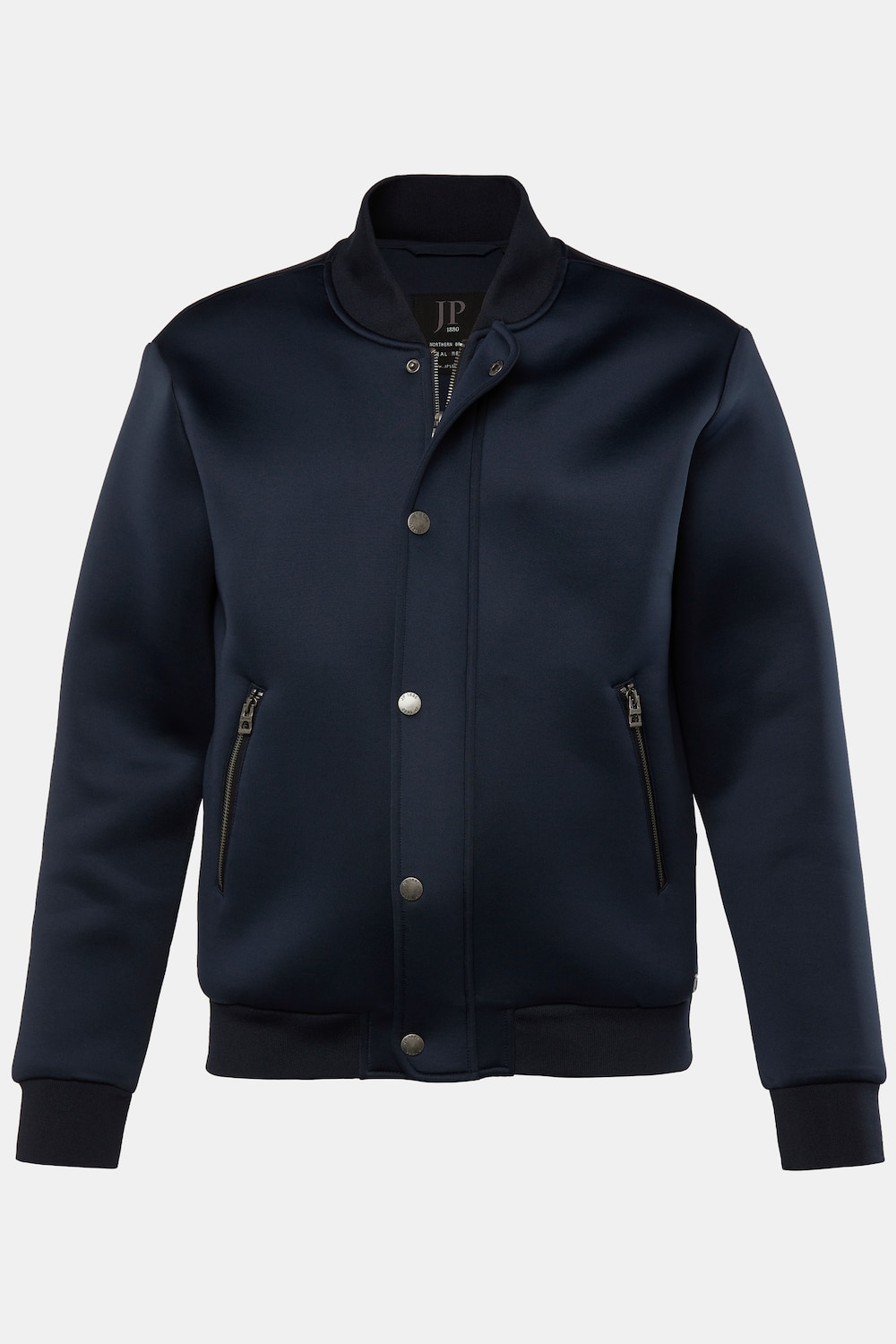 College-Jacke, Scuba, Collegekragen, Zipper