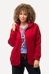 Tie Sleeve Zip-Up Hoodie
