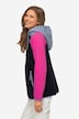 Hættetrøje, materialeblanding med fleece, colorblocking, hætte, langærmet, OEKO-TEX
