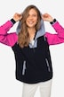 Hættetrøje, materialeblanding med fleece, colorblocking, hætte, langærmet, OEKO-TEX