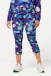 3/4 funktionsleggings, lomme med lyslås og høj talje, recycled