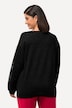 Rhinestone Long Sleeve V-Neck Tee