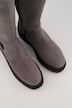 Bota de cuero, caña 3XL, aplicación elástica, ancho H