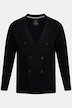 Giacca di maglia punto Milano con FLEXNAMIC®, doppiopetto e revers