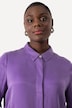 Bluse, Cupromix, Hemdkragen, Langarm