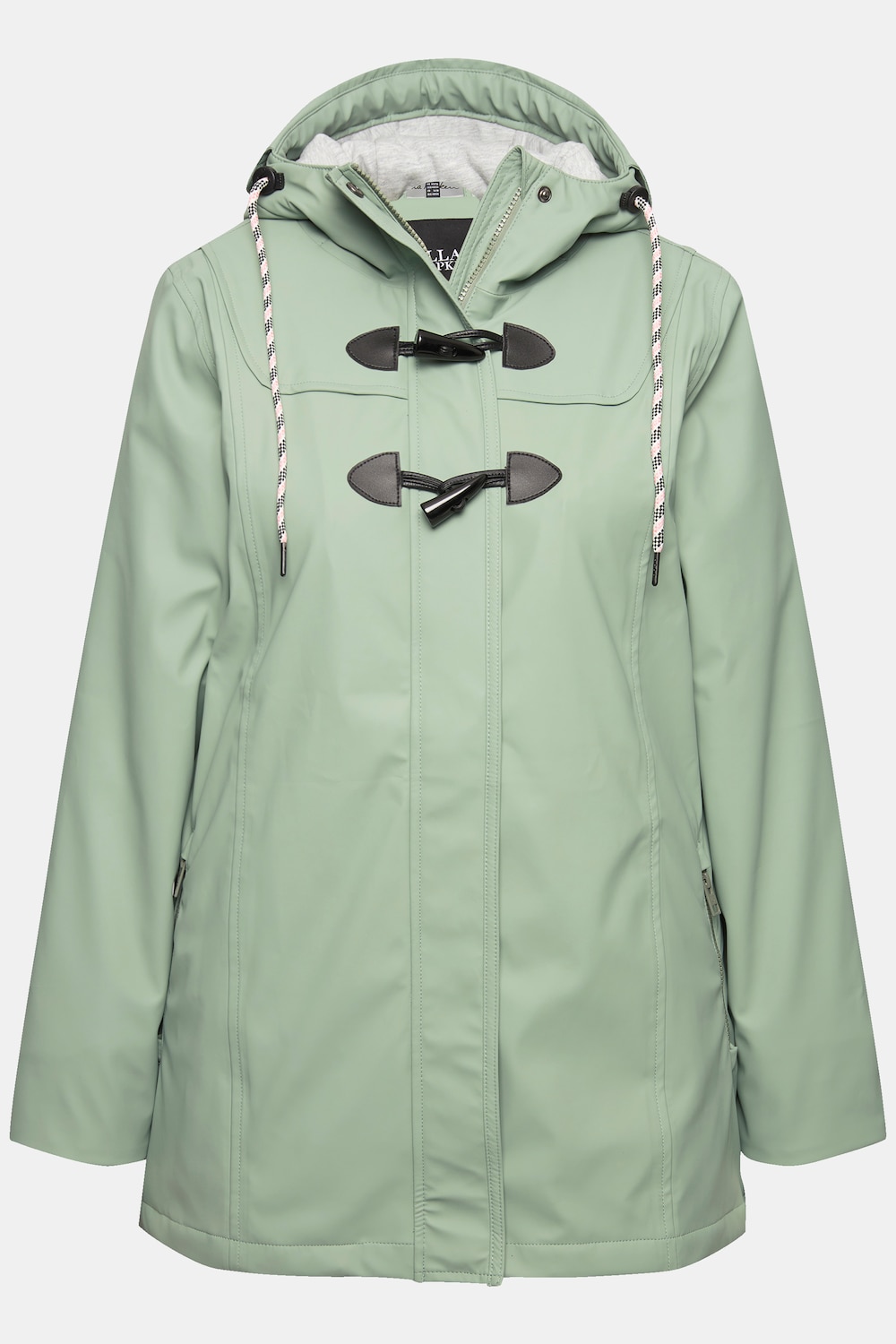 Stora storlekar HYPRAR Regnjacka, Dam, grå, storlek: 42/44, Polyester/Bomull, Ulla Popken