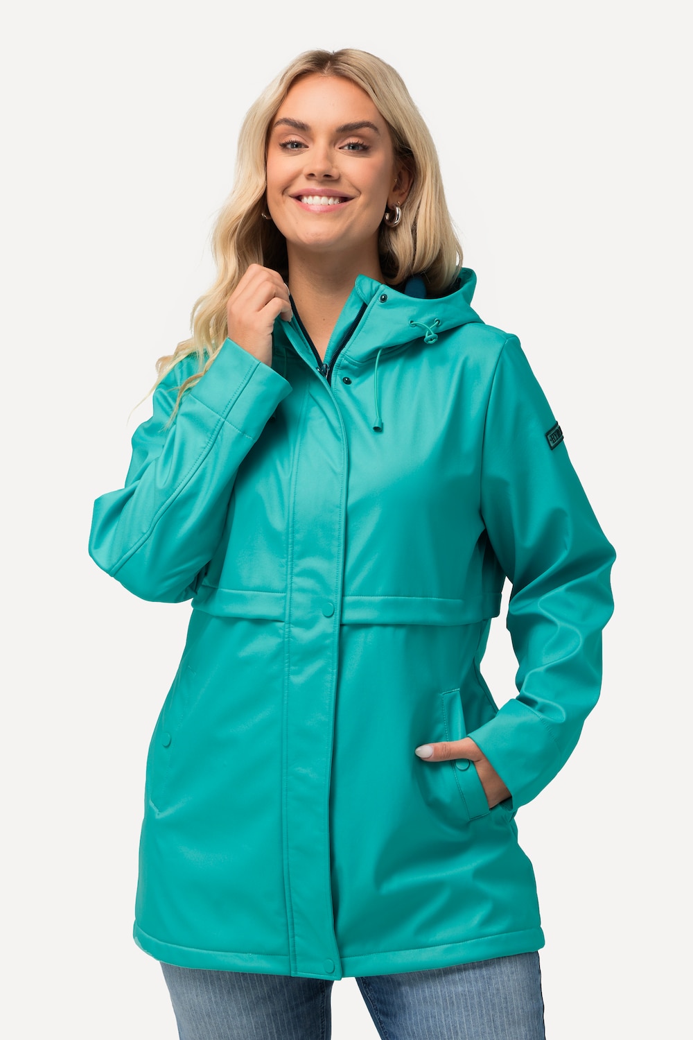 Große Größen HYPRAR Softshelljacke , Damen, türkis, Größe: 50/52, Polyester, Ulla Popken